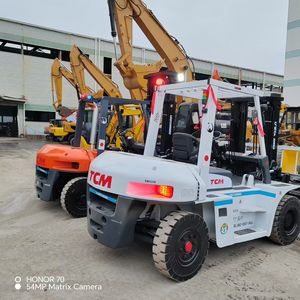 מכירה חמה של מלגזה דיזל משומשת 7 טון מיפן, מלגזה יד שנייה לסדנת ייצור רכב - Product Image 6