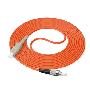 Câble de raccordement en <span class=keywords><strong>fibre</strong></span> <span class=keywords><strong>optique</strong></span> multimode FC-SC MM 62,5-125 OM1/ 50-125 OM2 Simplex <span class=keywords><strong>Orange</strong></span> Intérieur pour télécommunications / Réseaux - Product Image 3