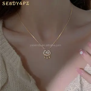 Chinese Style S925 Sterling Silver Jade Longevity Lock Necklace Women Luxury Lucky Necklace Girlfriend Mother's Day Gift