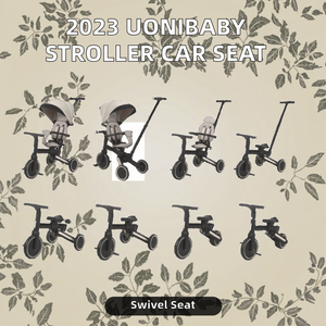 Produits pour bébés UONIBABY Poussette pliante tendance et <span class=keywords><strong>tricycle</strong></span> pour bébés de 2 à 4 ans de 0 à 36 mois - Product Image 3