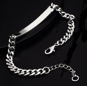 S925 argent sterling vintage personnalité horsecrop <span class=keywords><strong>bracelet</strong></span> hommes mode simple tout Thai argent <span class=keywords><strong>couple</strong></span> main bijoux - Product Image 1