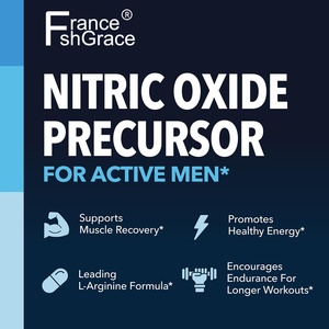 High Quality L-Arginine 120 <b>Capsules</b> for Women and Men Energy Support L-Arginine Plant Extracts - Product Image 4