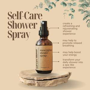 Özel etiket canlandırıcı okaliptüs aromalı yağ Mist spaway uzakta stres Boost kendi kendine bakım buhar odası Spa banyo sprey duş - Product Image 3