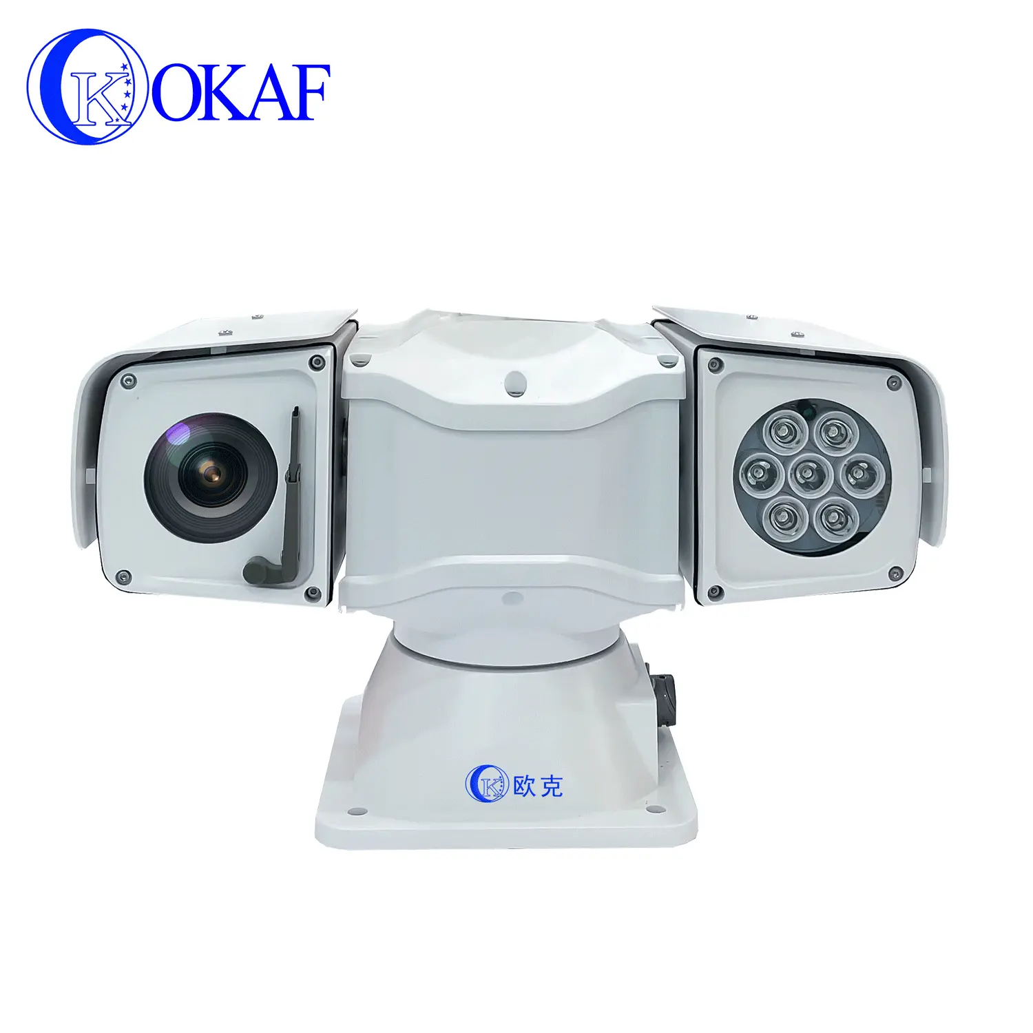 Komple ünite araba çatı uzaktan kumandalı HD pan tilt yakınlaştırma gözetleme CCTV IP66 araç izleme PTZ ağ kamerası