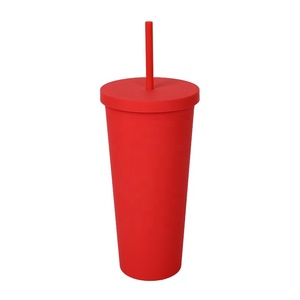 Vaso <span class=keywords><strong>de</strong></span> Plástico <span class=keywords><strong>de</strong></span> Doble Pared <span class=keywords><strong>de</strong></span> 24 oz con Pajita - Botella <span class=keywords><strong>de</strong></span> Agua Deportiva a Prueba <span class=keywords><strong>de</strong></span> Fugas, Logotipo Personalizado para Vasos al por Mayor - Product Image 6