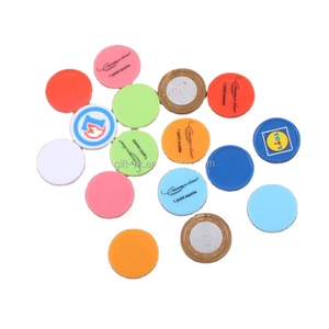 Promotion bon marché logo <span class=keywords><strong>personnalisé</strong></span> panier jetons pièces <span class=keywords><strong>de</strong></span> monnaie puces personnalisées - Product Image 2