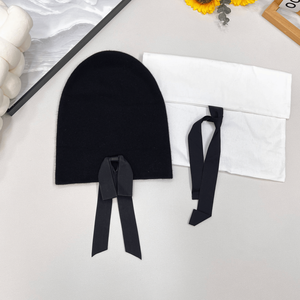 Gorro de punto con detalle de lazo, cálido y suave, para uso diario en invierno - Product Image 2