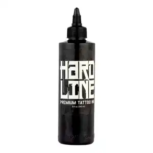 Zwarte Hardline 8Oz Dynamische Inkt Perfect Voor Voering Of Schaduw Terug Tattoo Inkt Gemaakt In De VS