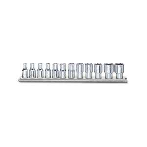BETA - 009000179 Set of 12 long hexagon hand <b>sockets</b> - EAN 8014230580975 RATCHET AND <b>SOCKET</b> SETS 1/4" - Product Image 1