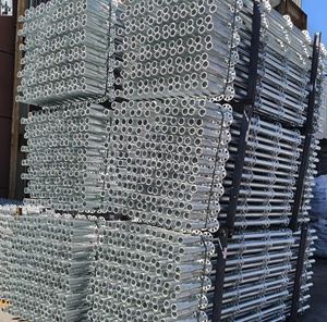 โครงเหล็กแบบวงแหวนล็อค (Ringlock) สำหรับงานก่อสร้าง  แบบโมดูลาร์ ชุบสังกะสี (Galvanized) ของแท้จากโรงงาน (OEM) - Product Image 4
