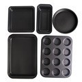 <b>Bakeware</b> Set 5 Piece Non Stick Muffin Cake Pizza Pans Baking Mold Oven Safe - Product Image 5