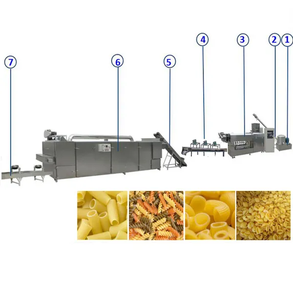 Pasta Line Pasta Extruder Herstellung Maschine italienische Pasta Produktions linie