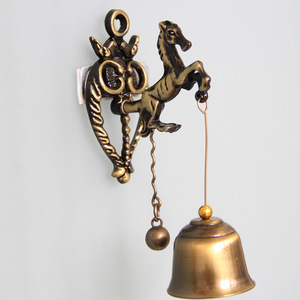Sonnette de porte en fonte antique pour la décoration de la maison et du jardin, motif animal - Product Image 1