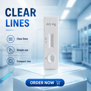 Kit de test rapide vétérinaire AIV Ag pour la détection de l'influenza <span class=keywords><strong>aviaire</strong></span> H5/H7/H9 chez les volailles (poulets, canards, pigeons) - Product Image 2