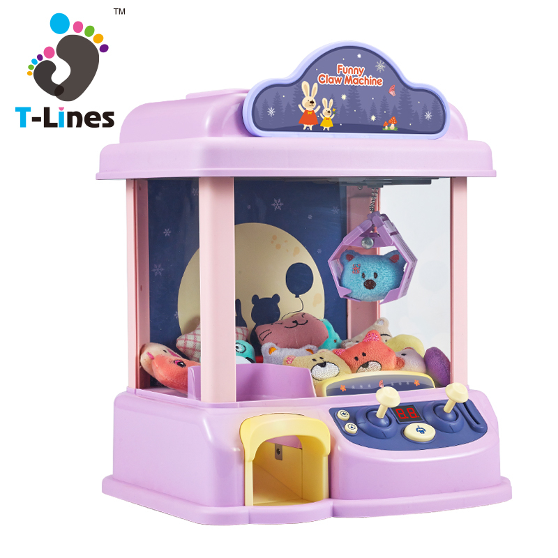 Небольшой минимальный заказ, мини-машина для сбора когтей, игрушечная кукла, захват конфет, захватывающая кукла, игровая монета для детей