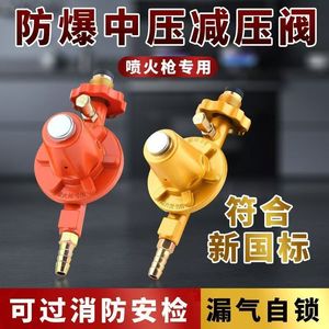 Détendeur de gaz à pression moyenne pour bouteille GPL, non réglable, antidéflagrant, avec raccord de tuyau - Product Image 2
