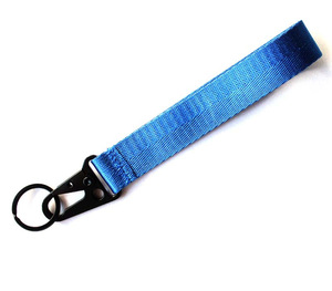 Individuelles Logo Pfeife-Schlüsselanhänger / Personalisierter Motorrad-Schlüsselring Schlüsselbänder Polyester Halloween Handy-Schlüsselband Kurzes Handgelenkband - Product Image 6