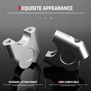 Rehausseur de <span class=keywords><strong>guidon</strong></span> de <span class=keywords><strong>moto</strong></span> en aluminium CNC pour VOGE DS525X/DSX 2023-2024, kit de supports de rehausseur de <span class=keywords><strong>guidon</strong></span> - Product Image 2