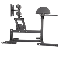 Banc de musculation pliable en acier pour gluteus, ischio-jambiers et extensions dorsales