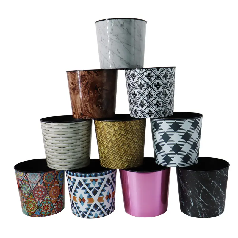 OEM new low-cost in-mold plastic flower pots landscaping high-quality flower pot manufacturers spot direct supply