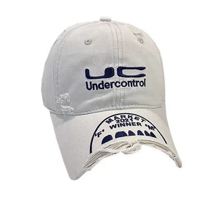 Casquette de baseball <span class=keywords><strong>UC</strong></span> Fashion à visière courte, style déchiré, hip-hop streetwear, unisexe, toutes saisons, ajustable pour les jeunes branchés - Product Image 5