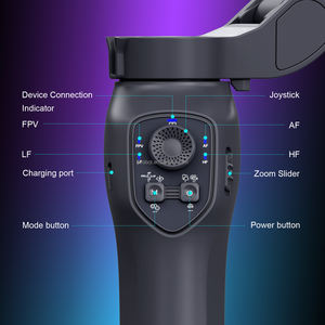 Vente chaude L7C Pro Pliable Mobile Gimbal Auto Face Tracking Gimbal RGB Light pour Vidéo Vlog Shooting Live Streaming Gimbal - Product Image 6