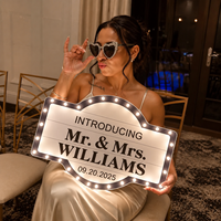 Panneau lumineux personnalisé DHD pour mariage, panneau LED illuminé pour la décoration d'événements et de réceptions, fabricant