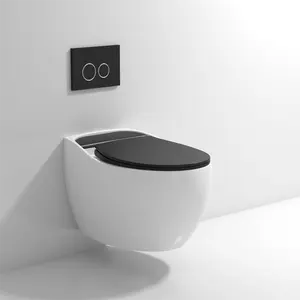China Lieferant Sanitärarmatur Badezimmer Wc Keramik-Toilettenschrank aus Chaozhou Mehrfarbige wandhängende Toilette