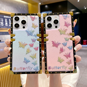 เคสโทรศัพท์ลายผีเสื้อสำหรับผู้หญิงหรูหราดีไซน์ใหม่ปี2023สำหรับ itel P40 S23 A04เคสโทรศัพท์แฟชั่นผู้หญิงลายผีเสื้อ - Product Image 5