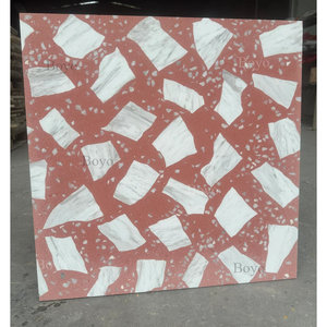 <span class=keywords><strong>Carreaux</strong></span> <span class=keywords><strong>de</strong></span> terrazzo rose en quartz coloré Look Stone 600x600, nouveau design, finition mate - Product Image 2