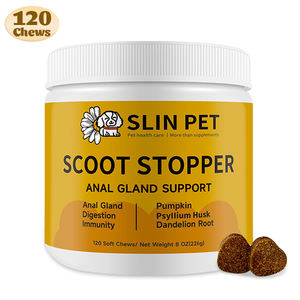 कुत्ते के नरम चकों के ओम/ओम में पाचन का समर्थन करने के लिए फ्लेक्सीड भूक और कद्दू पाउडर के साथ पालतू स्कोट स्टॉपर पोषण की खुराक - Product Image 1