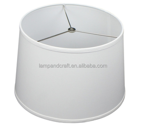 15"x16"x10" Shallow Drum Hardback <b>Black</b> Lampshade for Home Decor Bedroom Hotel Lobby Hotel Guestroom - Product Image 5