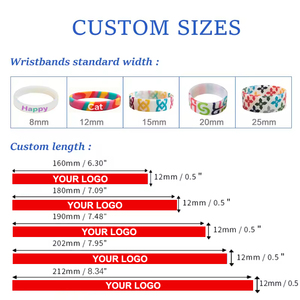 Pulsera de Silicona con Logotipo Personalizado, Pulsera Promocional de Goma con Logotipo - Product Image 3