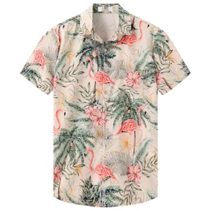 Rapper Mandarin Collar Sleeveless Horn Button Twill Anti-UV Quick Dry Casual Stylish Men's Shirts Hawaiian Beach Summer - Product Image 3