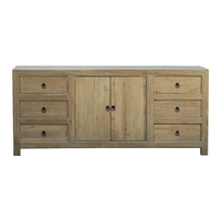 Meuble de classement en bois recyclé antique de haute qualité, meuble de bureau, classeur naturel