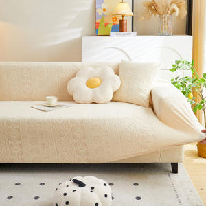 Funda de sofá antiarañazos bohemio AllInclusive, ajuste Universal, patrón geométrico, uso en cuatro estaciones - Product Image 1