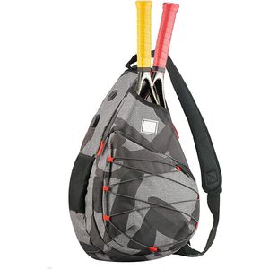 Bolsa de Tenis y Raquetbol Personalizada con Puerto de Carga USB, Bolsa Deportiva Cruzada para Hombres/Mujeres Adultos, Diseño de Mochila para Raquetas de Pickleball - Product Image 1