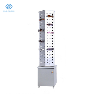 Bán buôn đa bên sàn đứng kính đứng tổ chức cửa hàng thiết kế khung hiển thị Kính mát chủ với Tủ lưu trữ - Product Image 6