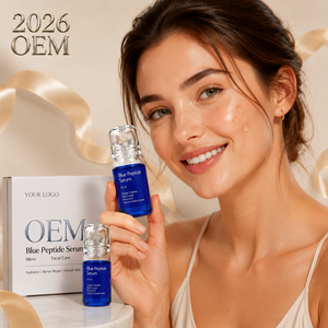 Sérum hydratant pour le visage au peptide bleu 10 ml, essence hydratante pour la peau au peptide de cuivre, OEM, étiquette privée personnalisée - Product Image 6
