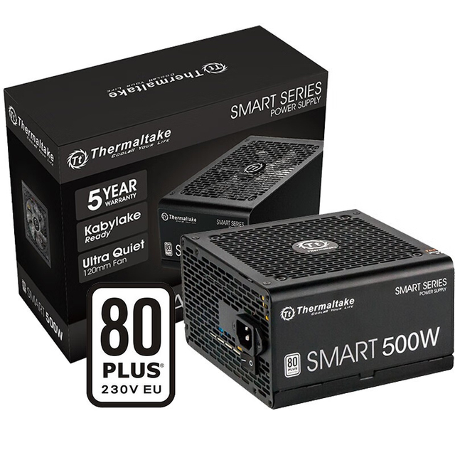Thermatake 500W Gold Fully Modular Power Supplies  80 Plus Gold Certified Power Supply Computer