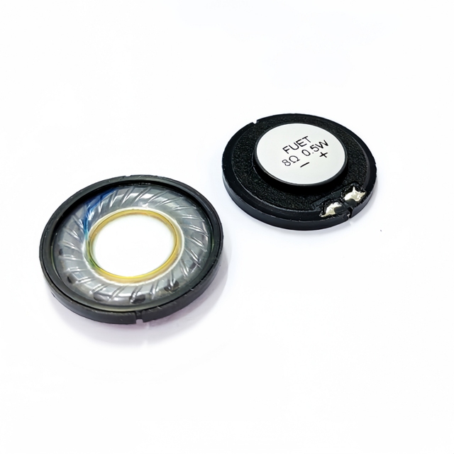 FUET Loudspeaker Diameter 28mm 8 Ohm 1W OEM Waterproof Mylar Internal Magnetic ISO9001 Certified 2.83-3.47V Speaker for Toy Car