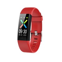 Gelang Kebugaran Layar Sentuh AMOLED Pelacak Detak Jantung Logam Pelacak Tidur Pedometer Android Penjualan Langsung Pabrik Kemasan Kustom