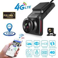 Caméra embarquée K18-4G à 3 objectifs avec GPS, WiFi, DVR et 2 caméras vidéo en direct, suivi par caméra, plateforme CMSV6