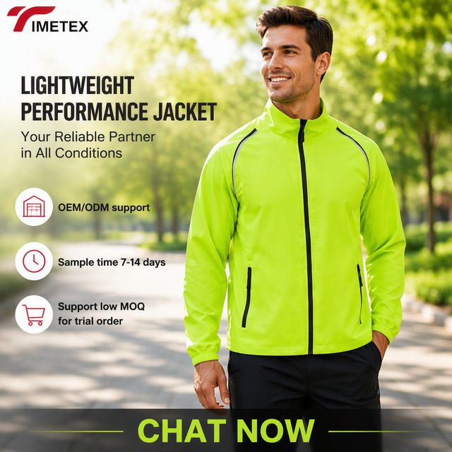 TIMETEX Reflective Striped Cycling Jacket with Multiple Pockets and Windproof Design Athletic Jacket for Road Biking