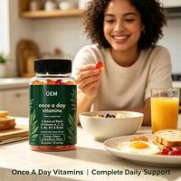 Bioby OEM Marque Privée Gommes Multivitaminées Quotidiennes - Vitamines A C D E B6 B12 Biotine Soutien Immunitaire 60 unités