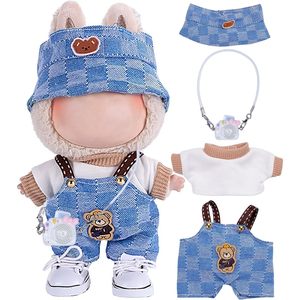 4 pièces tenues de qualité supérieure fabriquées à la main pour 15cm/17cm pour poupées ensemble de vêtements élégants avec d'autres matériaux sans poupée LBB Ariker - Product Image 3
