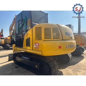 รถขุดขนาดเล็ก Komatsu PC70 7 ตัน มือสองจากญี่ปุ่น พร้อมบุ้งกี๋/หัวเจาะ และพร้อมใช้งาน - Product Image 2