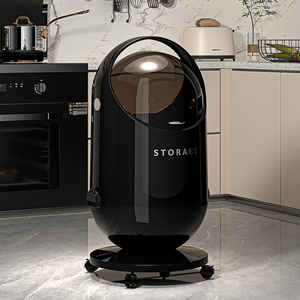 Rmier Thùng Rác Có Bánh Xe Hiện Đại Màu Trắng Đen Màu Đỏ Thùng Rác <span class=keywords><strong>Bin</strong></span> Đối Với Trang Chủ Văn Phòng Nhà Bếp Nhựa Bền Chất Thải <span class=keywords><strong>Bin</strong></span> Với Nắp - Product Image 6