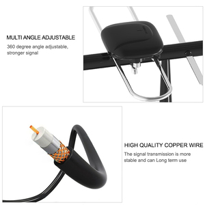 Antenne TV numérique HD de haute qualité CE Rohs ISO, antenne TV 4K amplifiée, antenne intérieure HDTV, antenne TV pour téléviseur - Product Image 2