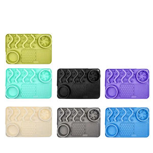 Hot selling bisphenol-free food grade pet silicone food <b>bowl</b> <b>mat</b> pet distraction licking pad <b>dog</b> slow feeder - Product Image 6